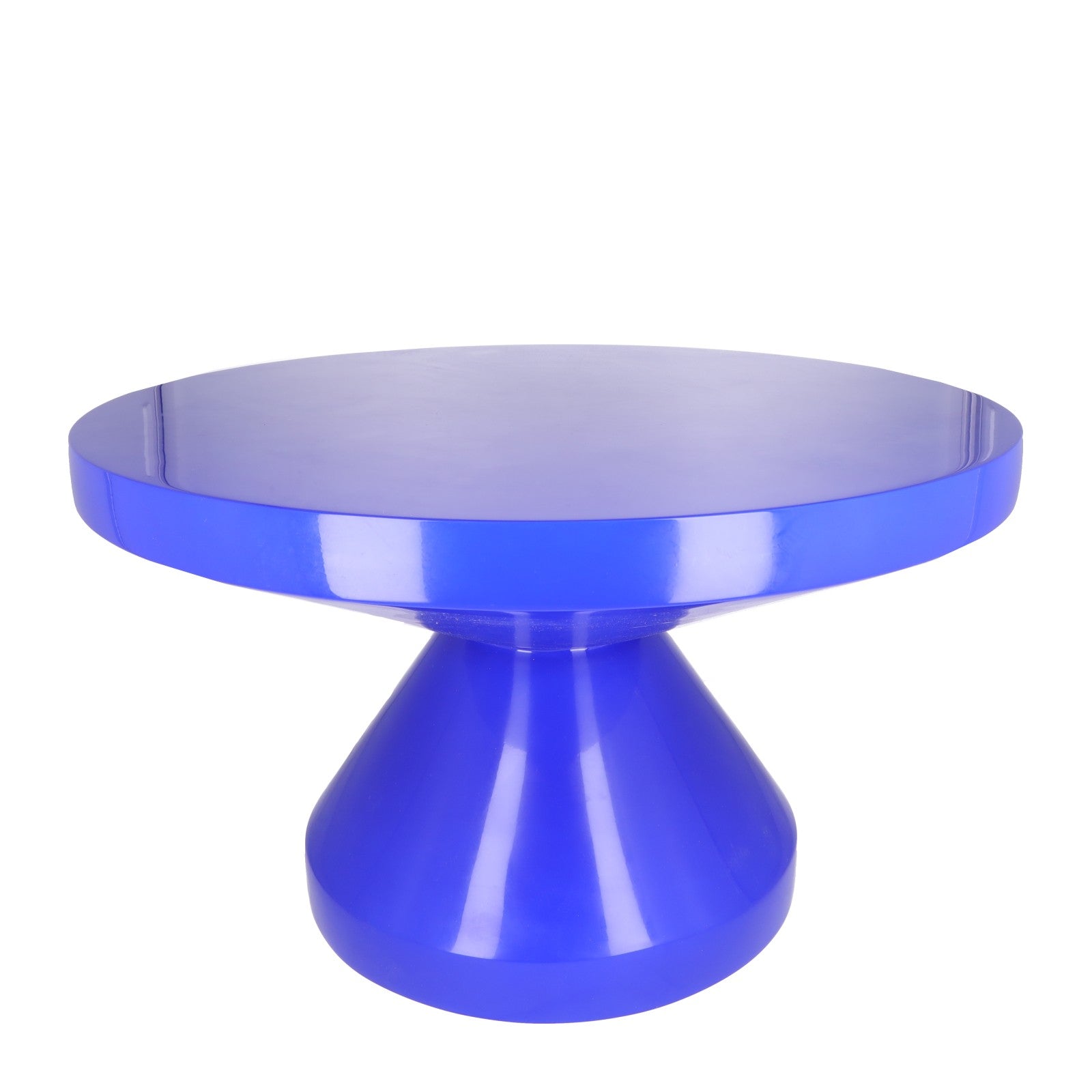 POLS POTTEN Zig Zag Coffee Table Blue Glossy Modern One Size RRP 677.8 — View 6