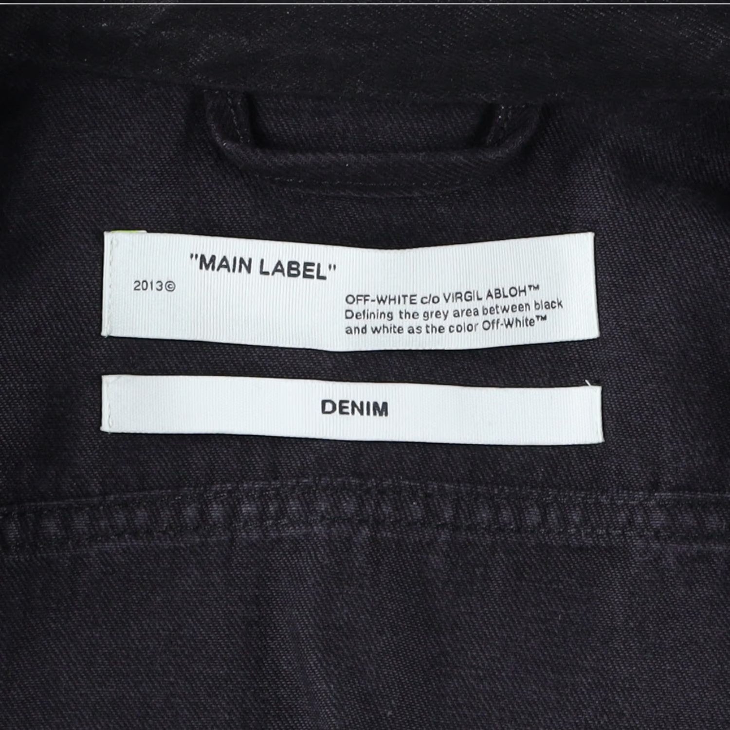 OFF-WHITE Womens Cropped Jacket Black Cotton Button Closure Size 38 RRP 850 — View 13