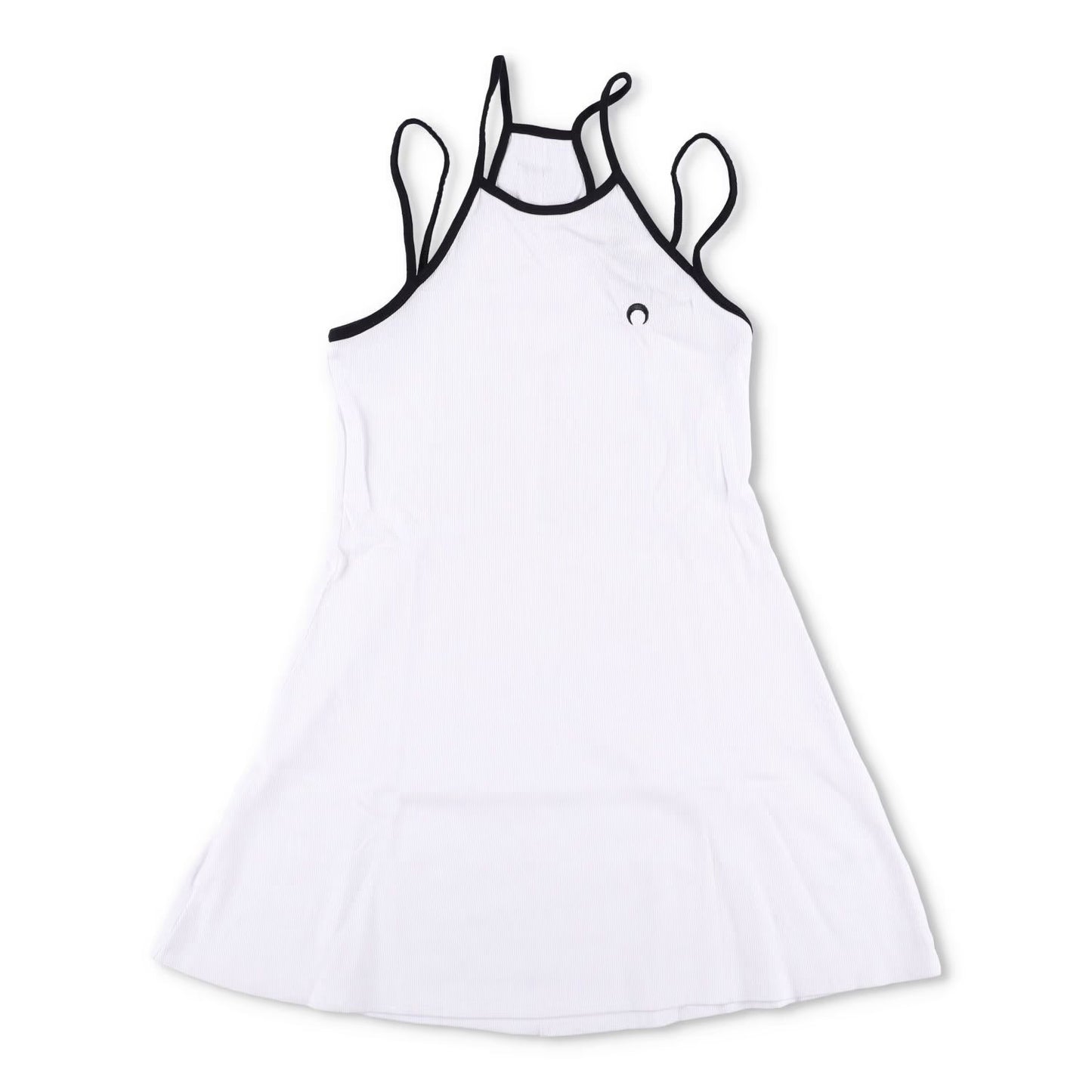 MARINE SERRE Womens Organic Cotton Tennis Court Dress White Mini Size M RRP 185