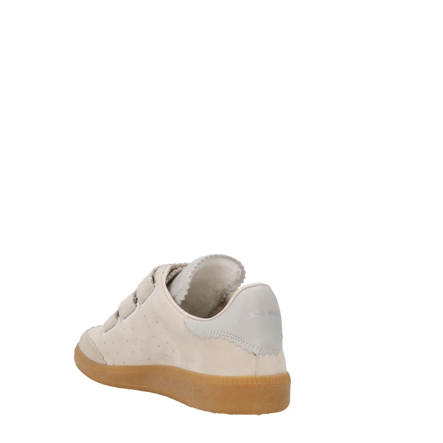 ISABEL MARANT Womens Beth Leather Sneakers Beige Low Top Strappy UK 2 RRP 345 — View 5