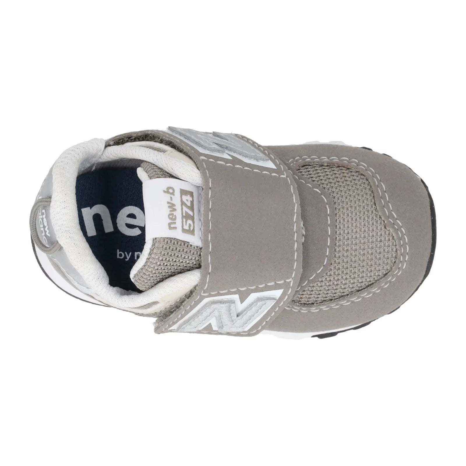 NEW BALANCE Unisex Kids 574 Evergreen Trainers Gray Strappy Infant UK 2.5 RRP 55 — View 7