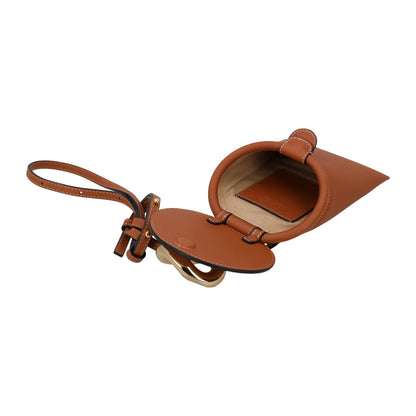 J.W. ANDERSON Womens Lid Pocket Crossbody Bag Pecan Leather Size S RRP 450 — View 4