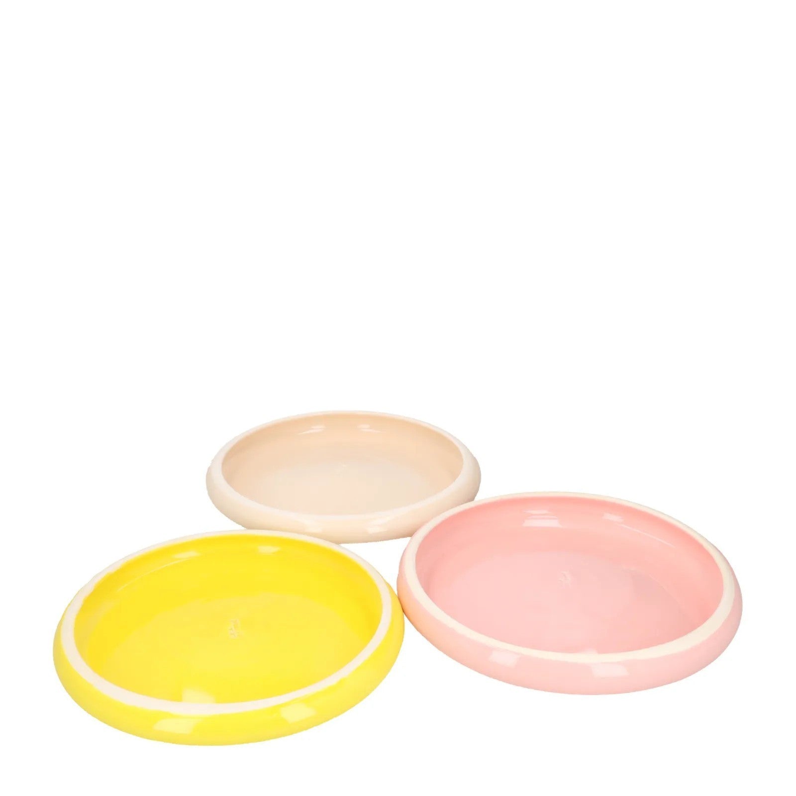 LOLA MAYERAS Set Of 3/4 Puffy Plate Round Multicoloured One Size  RRP 200 — View 6