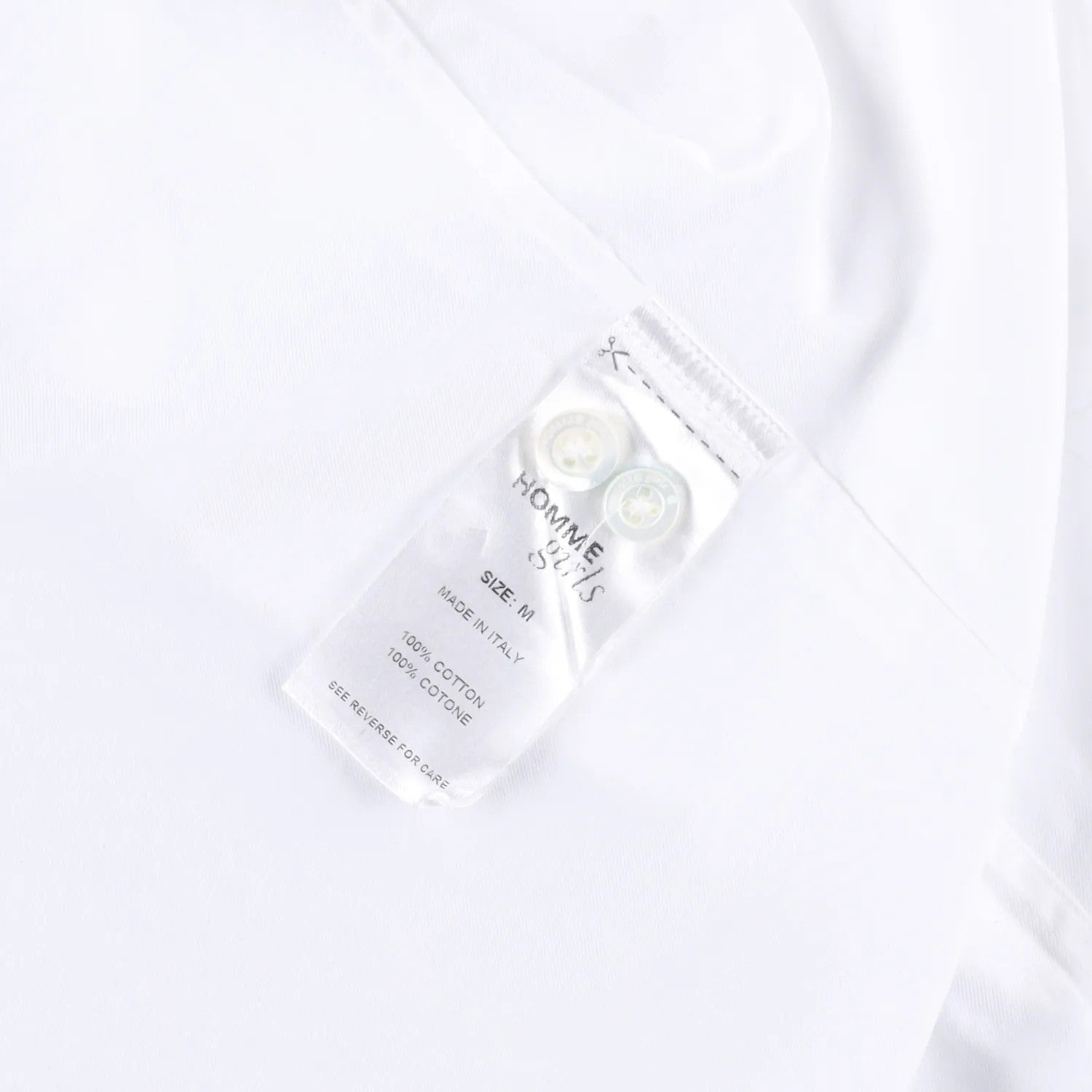 HOMMEGIRLS Womens Classic Shirt Long Sleeves Button-Up White Size M RRP 185 — View 9