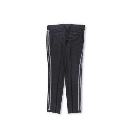 Valentino Mens Trousers Black Flat Front Zip Straight Leg Size 54 RRP 650 — View 11