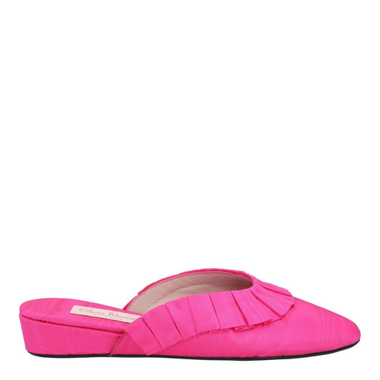 OLIVIA MORRIS Womens Flat Shoes Slip On Round Closed Toe Pink UK 4 RRP 185