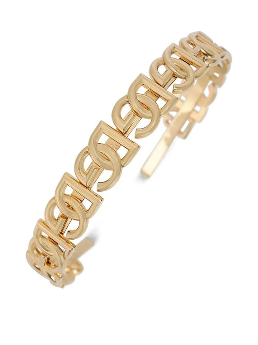 DOLCE & GABBANA Womens Yellow Gold Coloured Dg Logo Headband Size S RRP 995 — View 2