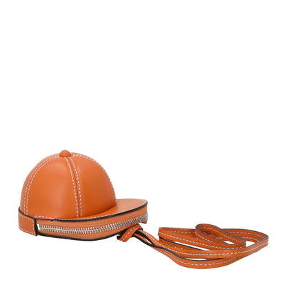 J.W. ANDERSON Womens Nano Cap Crossbody Bag Leather Ginger Size S RRP 295 — View 2