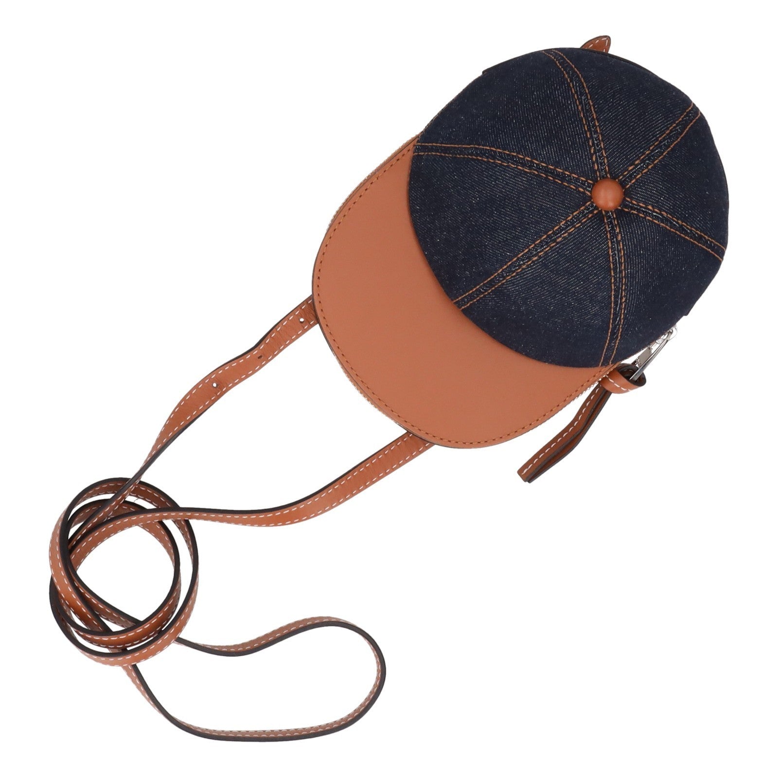 JW ANDERSON Leather Mini Nano Bag Coin Purse Handbag Denim RRP360 — View 8