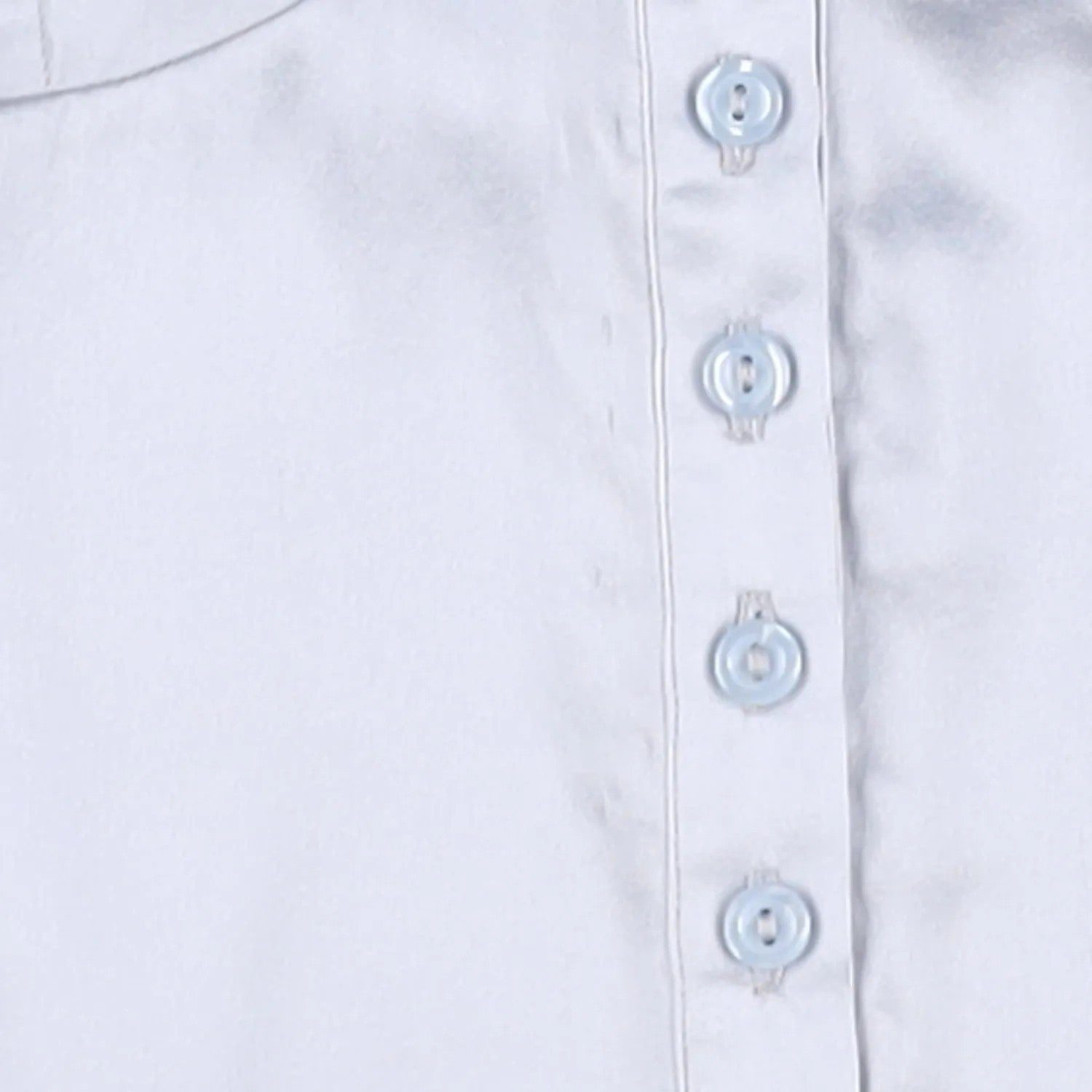 SINEAD O'DWYER Womens Silk Pyjama Shirt With Bindings Blue Size 8 RRP 700 — View 3
