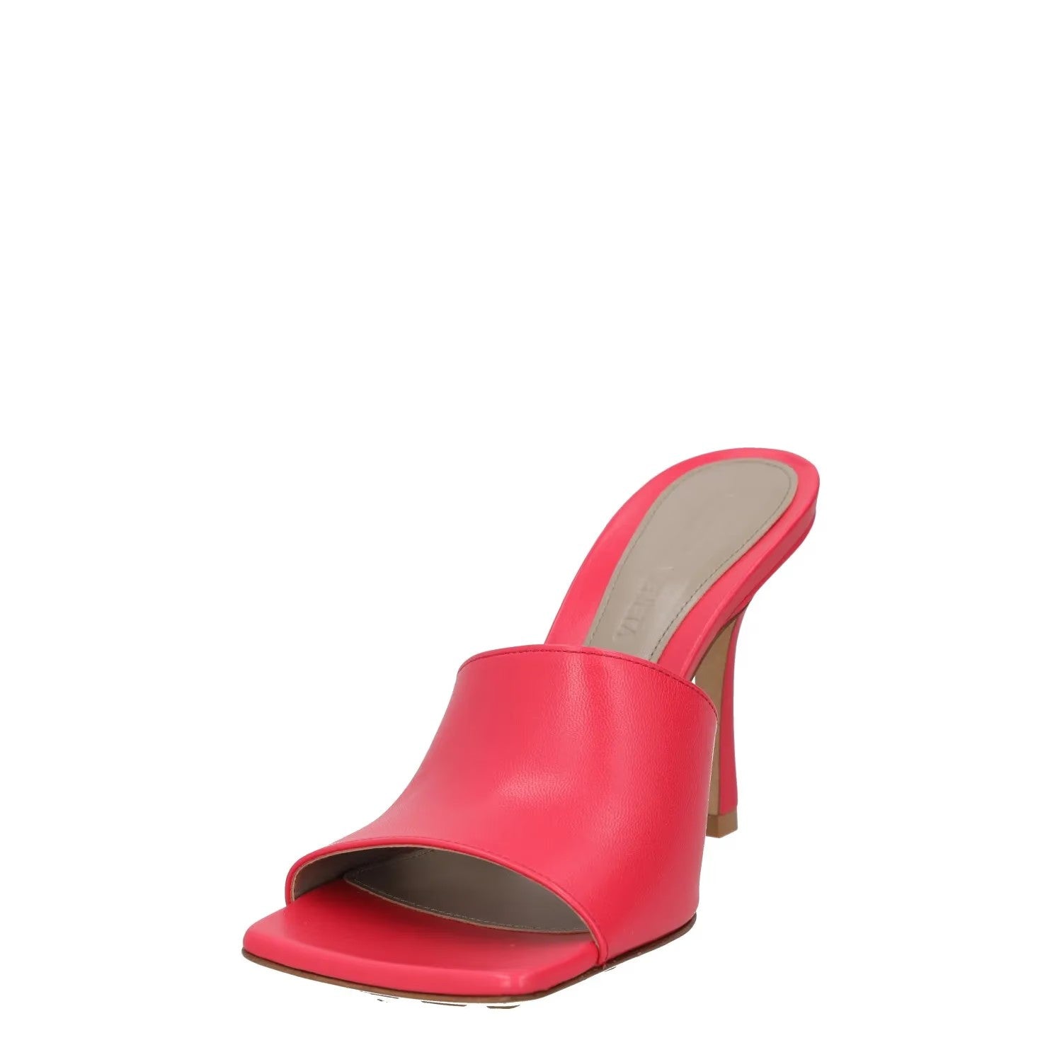 BOTTEGA VENETA Womens Mules Open Toe Stiletto Heel Red Leather UK 3 RRP 680 — View 3