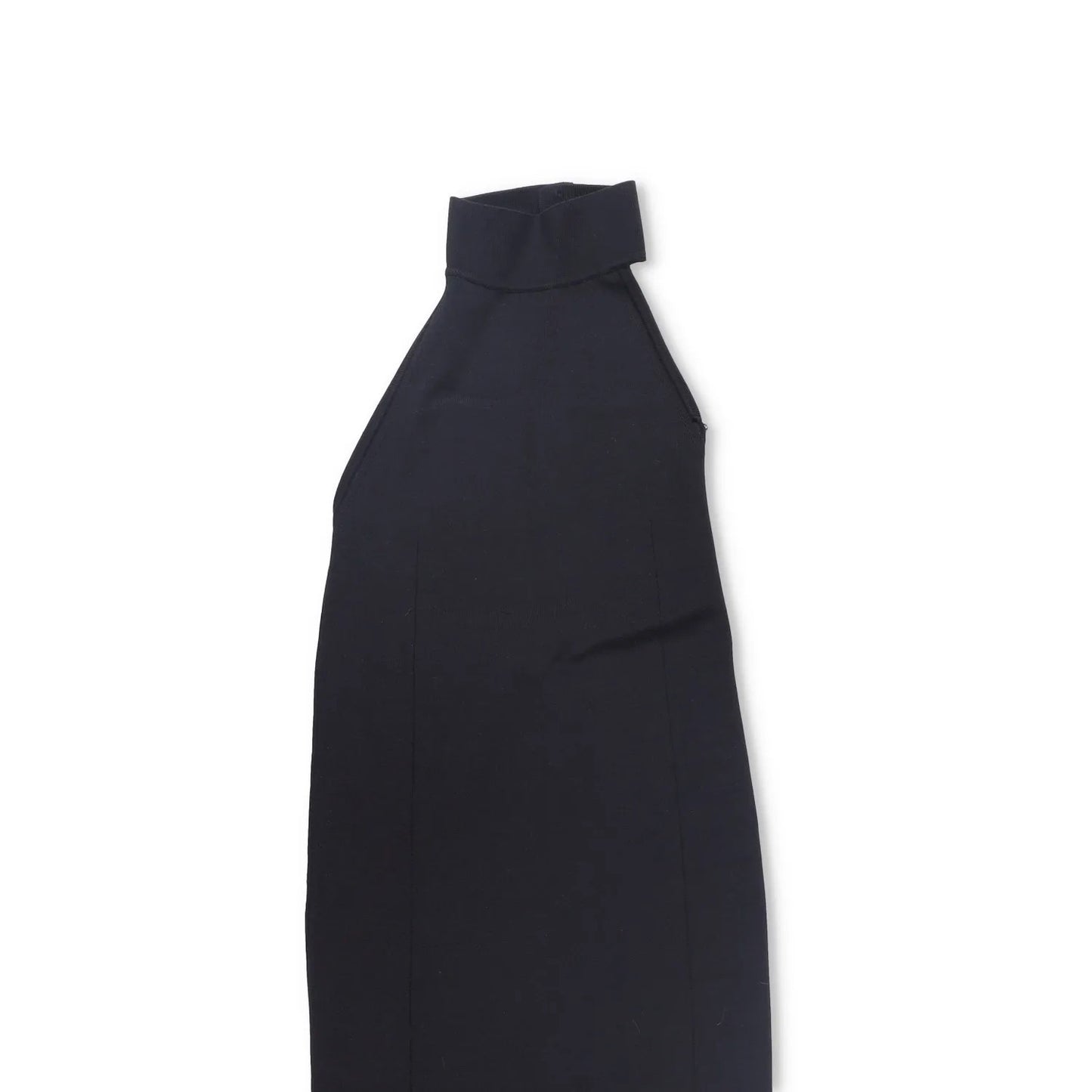 KHAITE Womens Suzanne High Neck Sleeveless Knit Midi Dress Black Small RRP 1850 — View 3