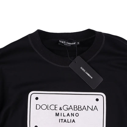 DOLCE & GABBANA Mens Sweatshirt Hu7Du+Taglio Laser+ Ricamo Black 54 RRP 720 — View 8