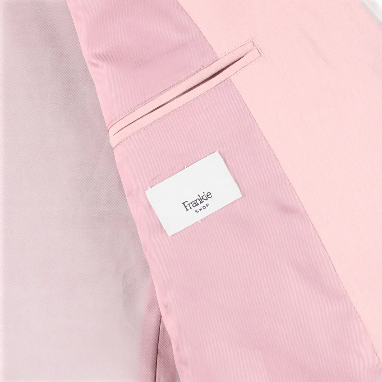 FRANKIE SHOP Mens Pink Blazer Button Closure Pockets Size XS - S RRP 200 — View 8