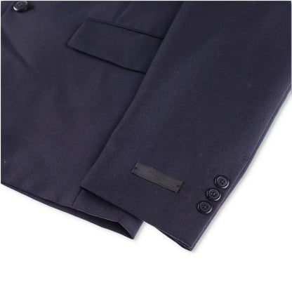 PRADA Mens Panama Mohair Blazer Jacket Dark Blue Blazer Two Button 46R RRP 3300 — View 5