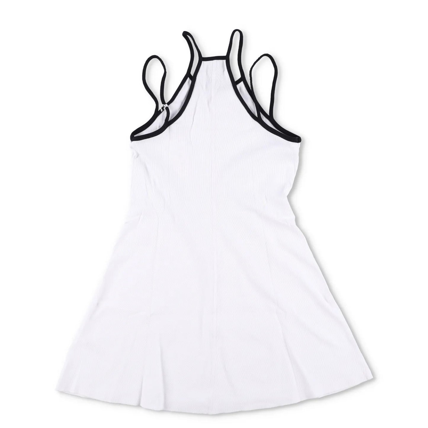 MARINE SERRE Womens Organic Cotton Tennis Court Dress White Mini Size M RRP 185 — View 5