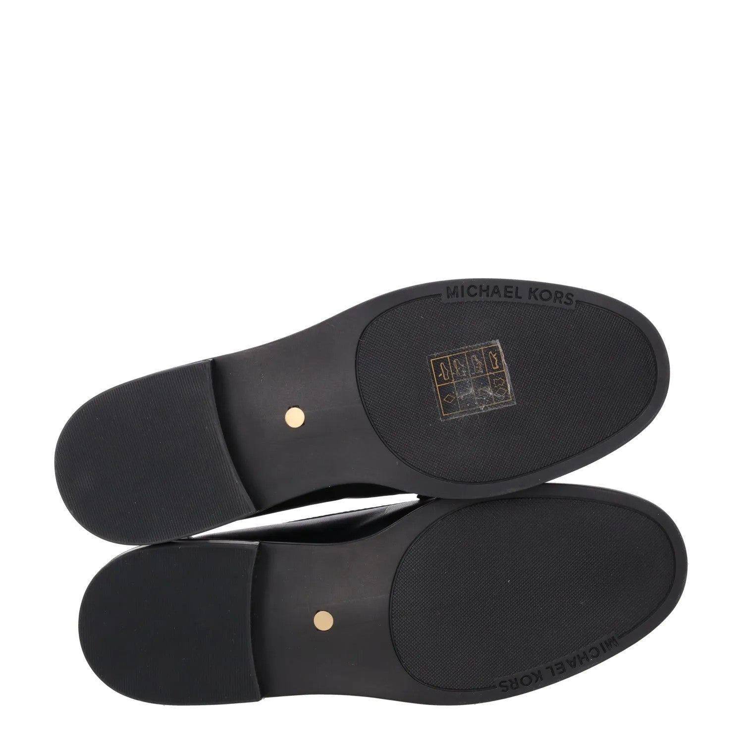 MICHAEL KORS Womens Tiegan Leather Loafer Slip On Black Size UK 3 RRP 190 — View 8