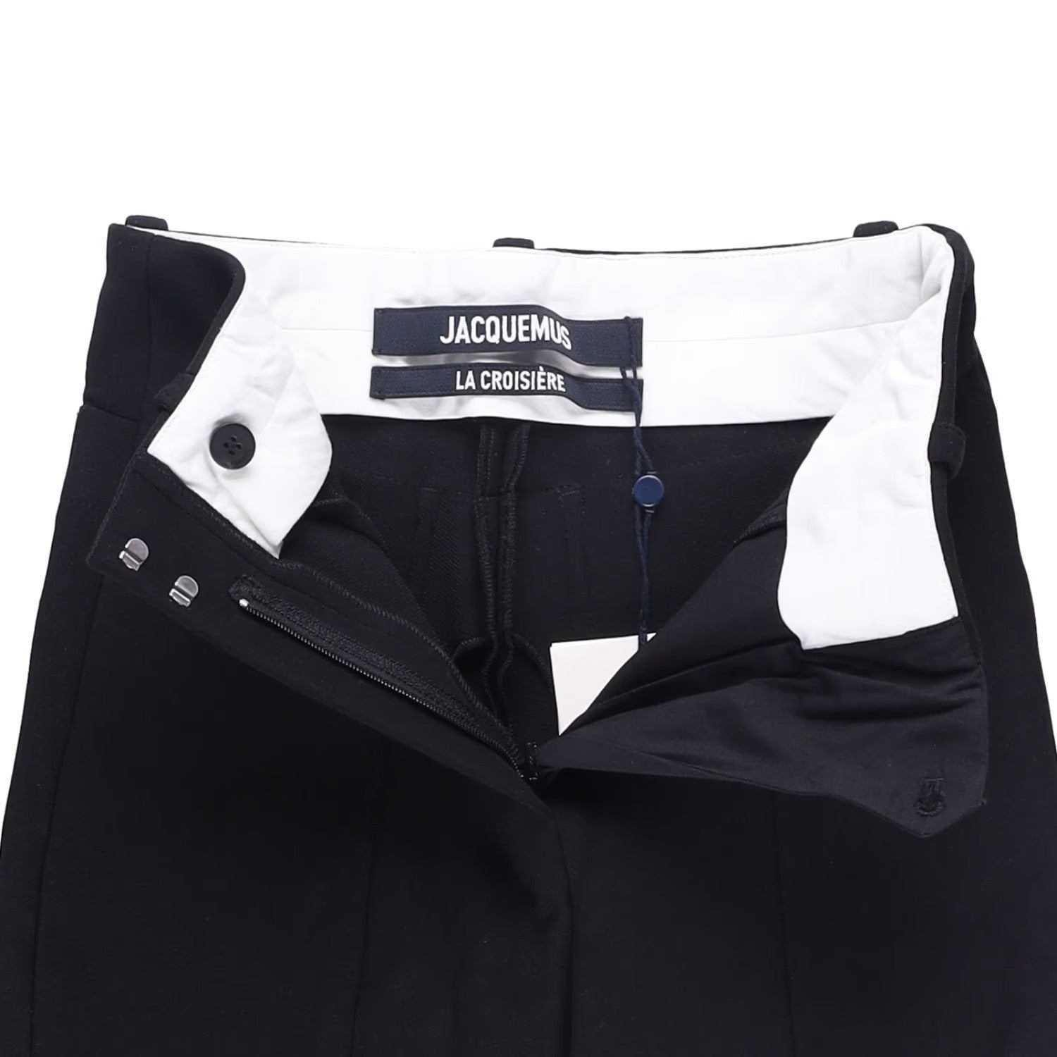 JACQUEMUS Womens Le Pantalon Capri Trousers Black Slim Fit Black 34 RRP 550 — View 9