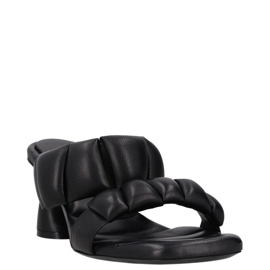DRIES VAN NOTEN Womens Mid Banana Heel Double Strap Padded Mule Black UK7 RRP570 — View 2