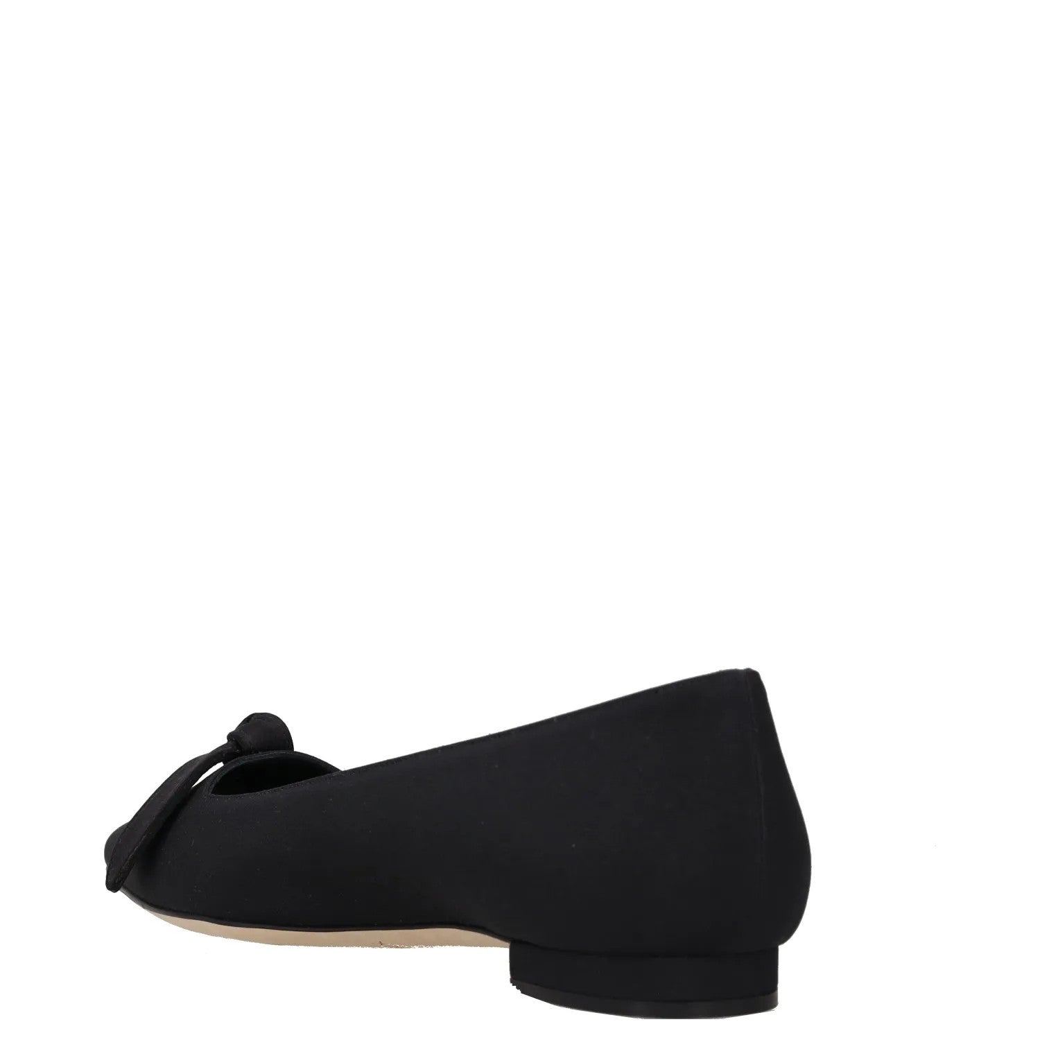 MANOLO BLAHNIK Womens Flats Black Synthetic Slip On Bow Detail UK 2 RRP 650 — View 5