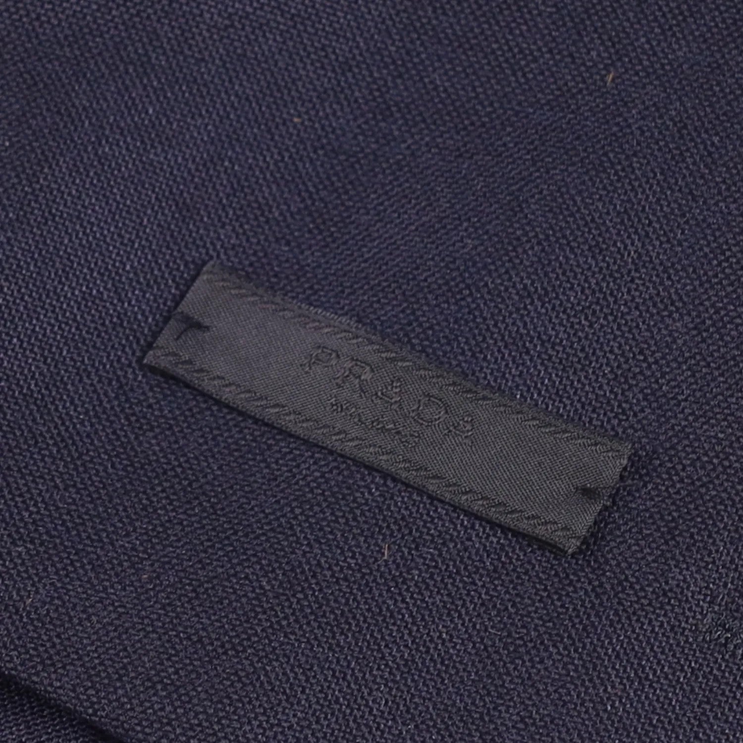 PRADA Mens Panama Mohair Blazer Jacket Dark Blue Blazer Two Button 46R RRP 3300 — View 6