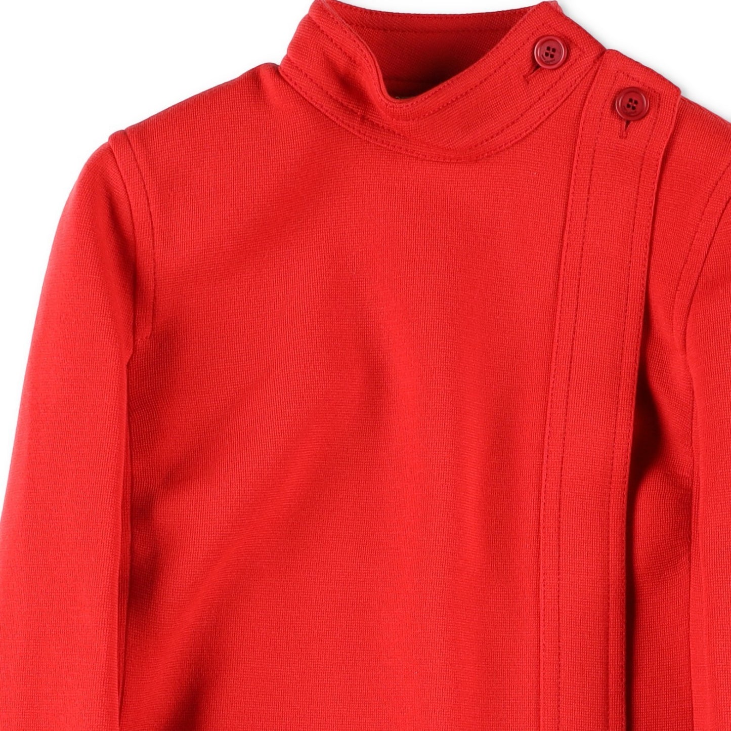 SAINT LAURENT Red Womens Wool Mini Dress Long Sleeve Size 36 Party RRP1900 — View 6