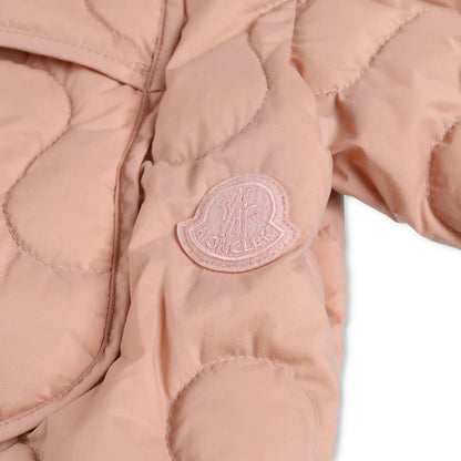 MONCLER GENIUS X Salehe Bembury Womens Shirt Jacket Quilted Crop Pink 46 RRP 735 — View 12