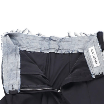 OUR LEGACY Womens A Line Skirt Black Cotton Blend Lightweight Casual RRP 325 — View 6