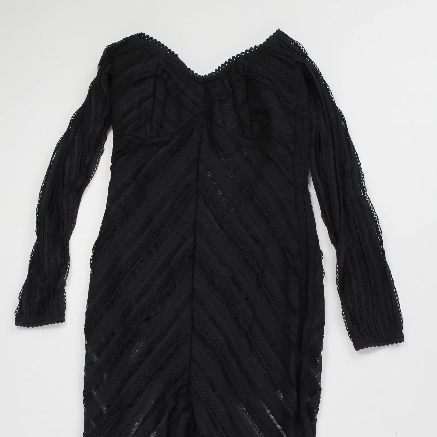 CHARO RUIZ IBIZA Womens Jumpsuit Off Shoulder Long Sleeve Black Size M RRP 425 — View 4