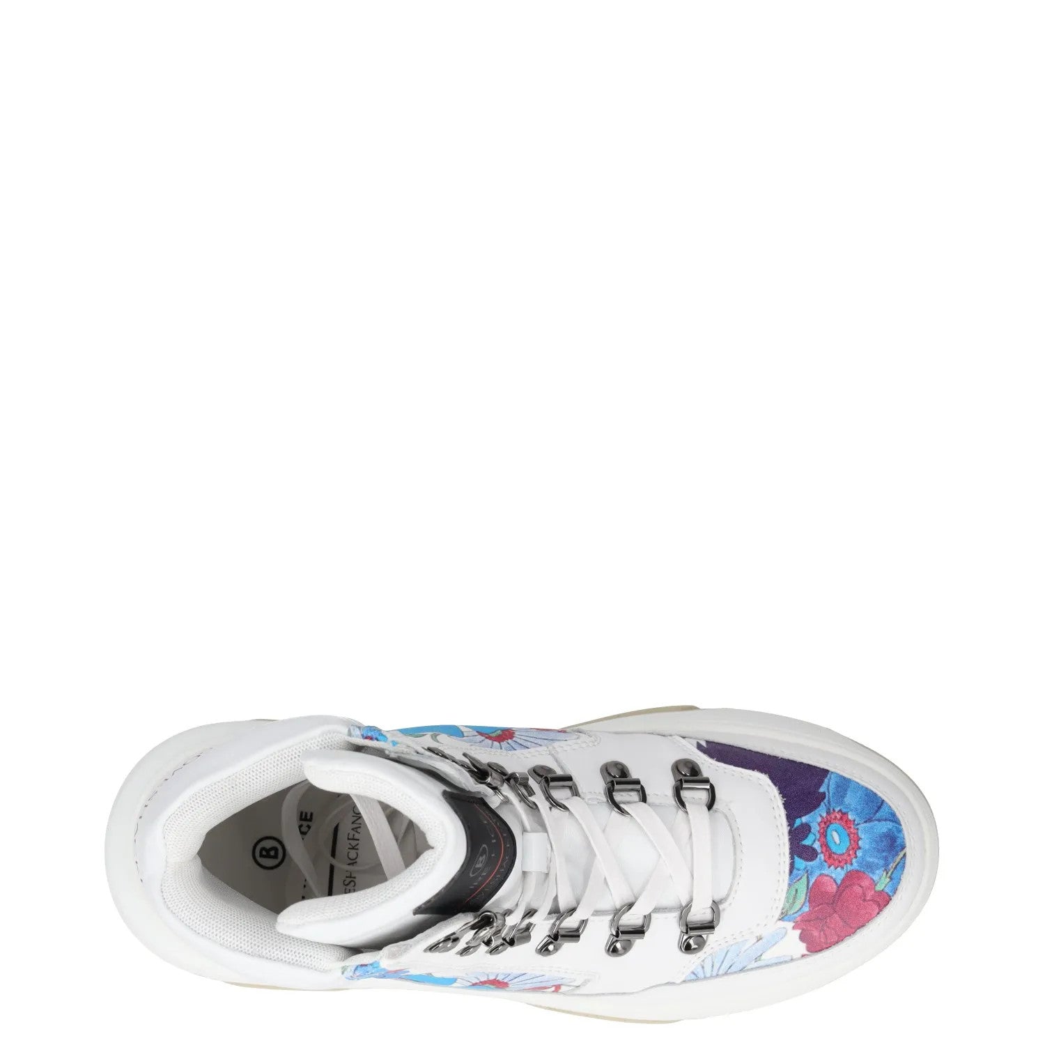 BOGNER Womens Trainers High Top White Leather Lace Up Sneakers UK 2.5 RRP 275 — View 7