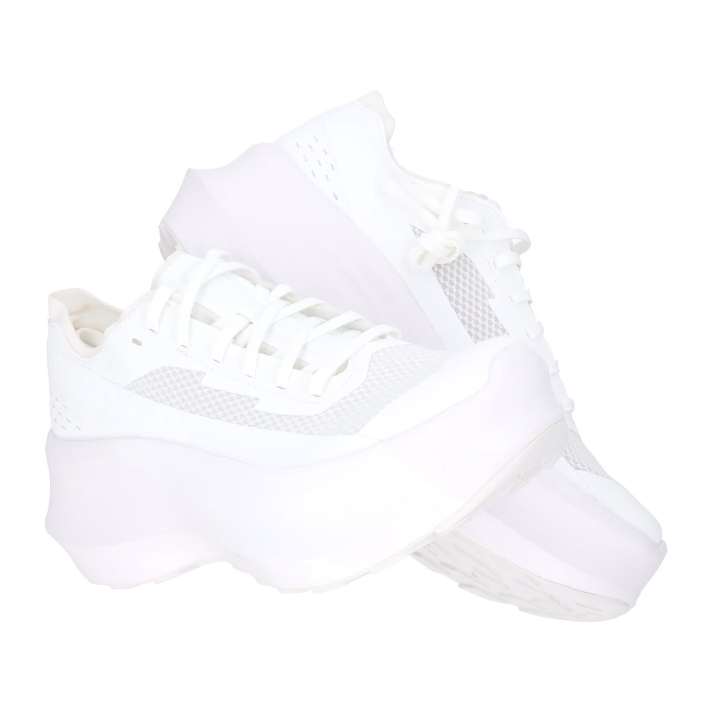 CDG HOMME PLUS X SALOMON Mens Phantasm Platform Sneaker White UK 7.5 RRP 295 — View 8