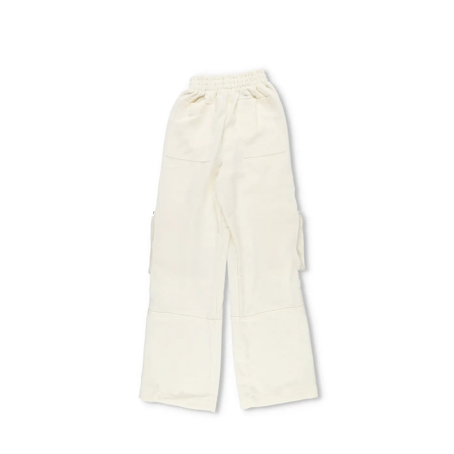 PARIS GEORGIA Womens Trousers Ivory White Wide Leg Side Pockets Size M RRP 250 — View 9