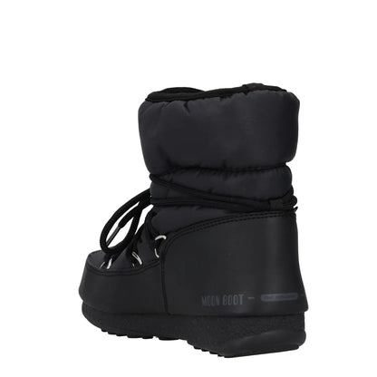 MOONBOOT Womens Ankle Snow Boots Black Synthetic Flat Lace Up UK 3.5 RRP 150 — View 5