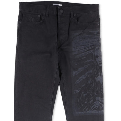 DIOR HOMME Mens Skinny Mona Lisa Jeans Black Stretch Denim Size 29 RRP 685 — View 2