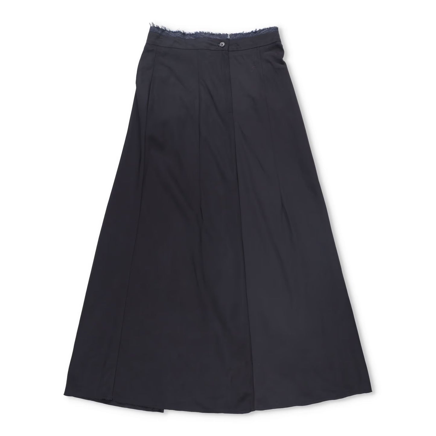 OUR LEGACY Womens A Line Skirt Black Cotton Blend Lightweight Casual RRP 325
