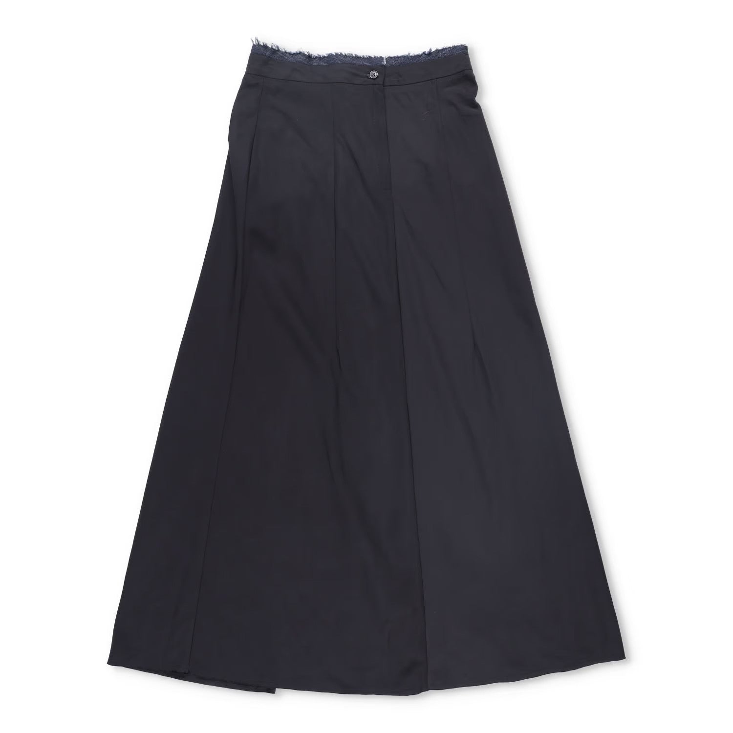 OUR LEGACY Womens A Line Skirt Black Cotton Blend Lightweight Casual RRP 325