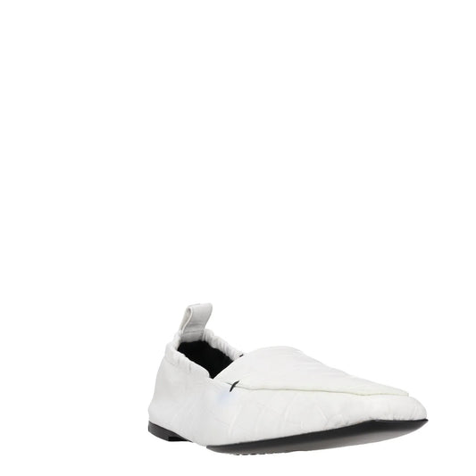 TOTEME Womens Flats White Leather Crocodile Texture Pointed Toe UK 6 RRP 385 — View 2