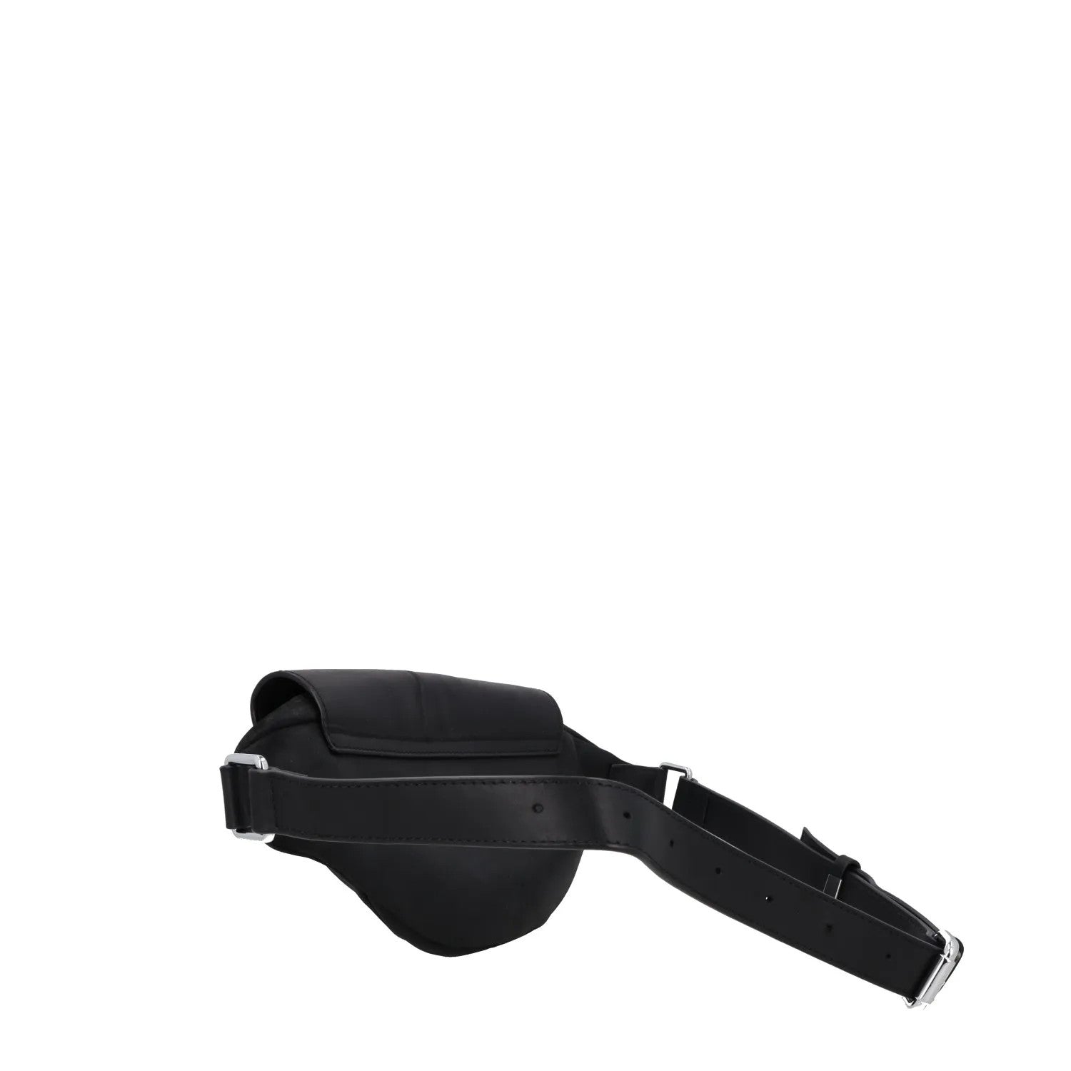 MYL BERLIN Womens Black Leather Waist Pack Flap Closure Adjustable S RRP 125 — View 4
