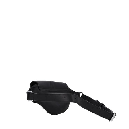 MYL BERLIN Womens Black Leather Waist Pack Flap Closure Adjustable S RRP 125 — View 4