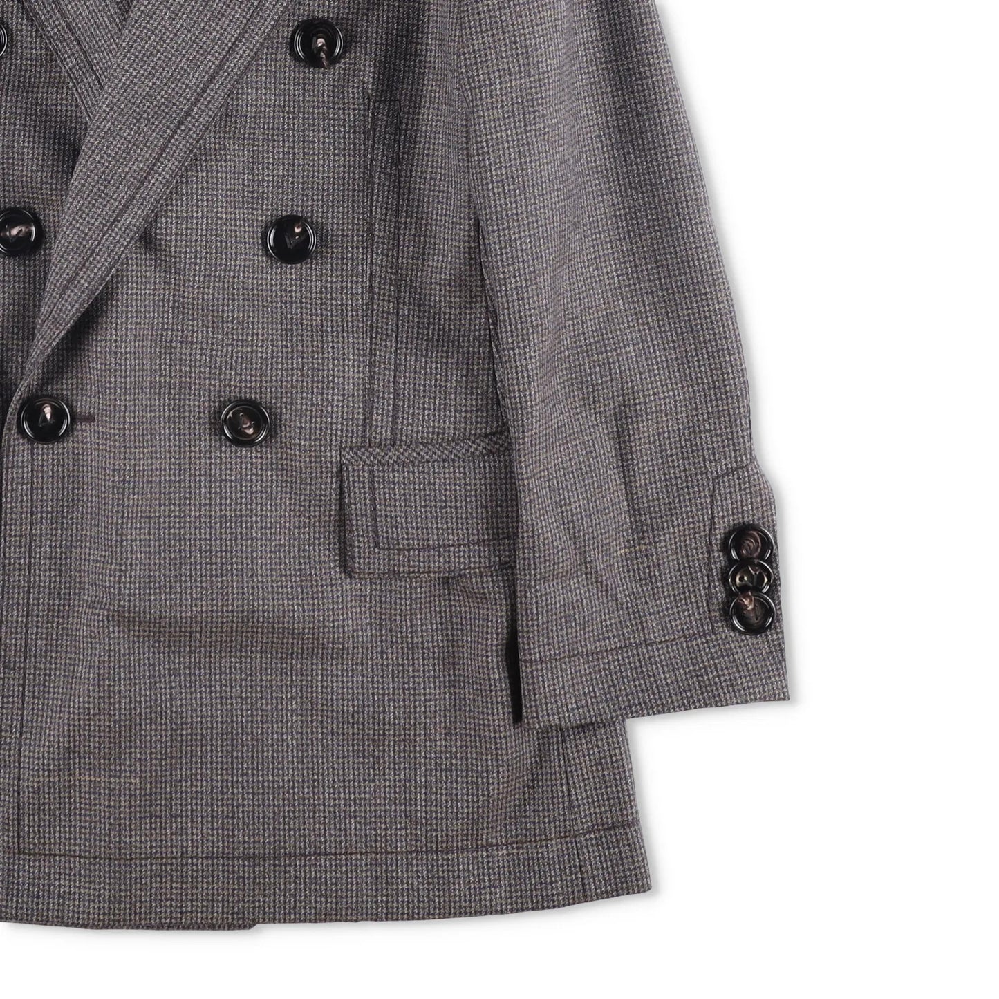 BOTTEGA VENETA Womens Blazer Jacket Double Breasted Sriped Grey 40 RRP 2420 — View 4