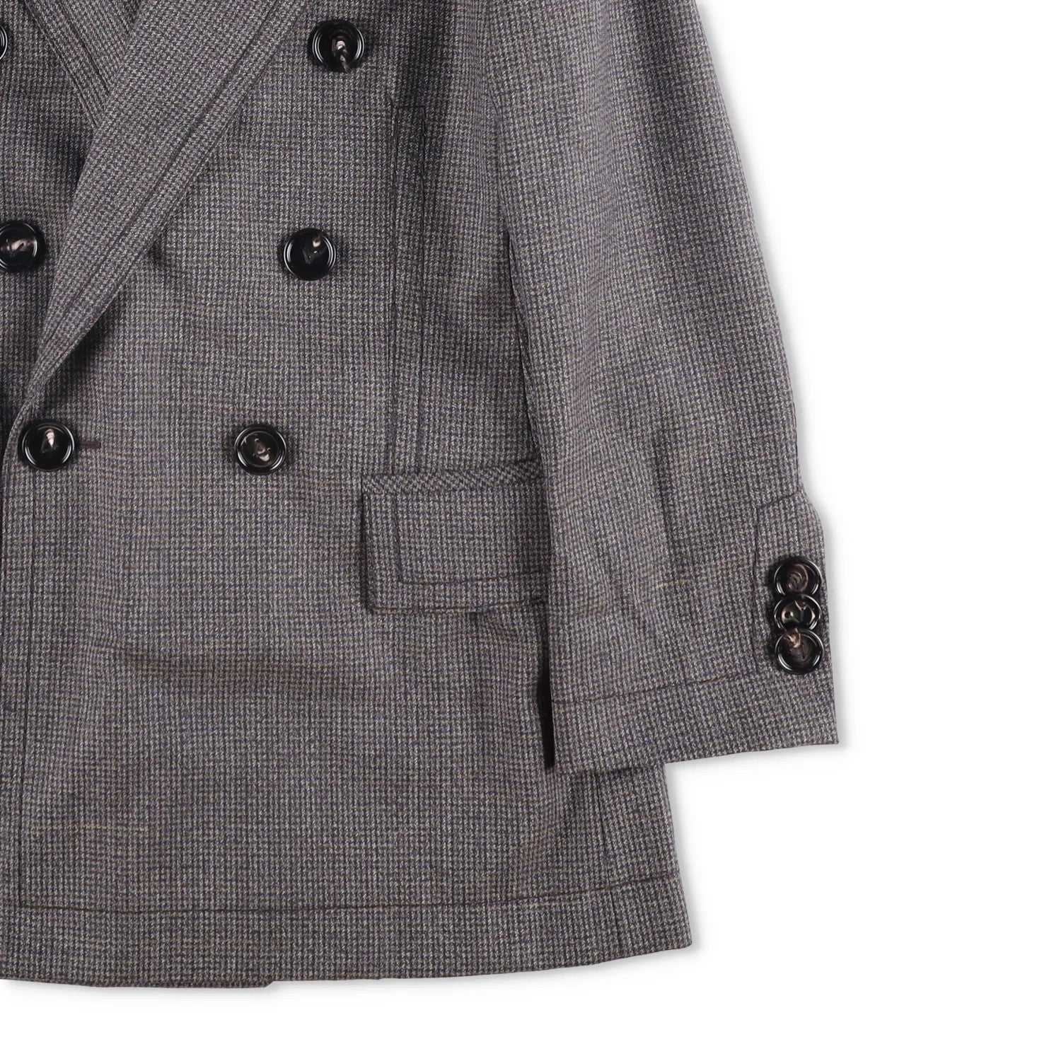 BOTTEGA VENETA Womens Blazer Jacket Double Breasted Sriped Grey 40 RRP 2420 — View 4