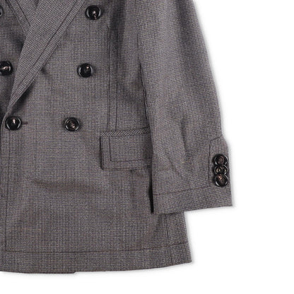 BOTTEGA VENETA Womens Blazer Jacket Double Breasted Sriped Grey 40 RRP 2420 — View 4