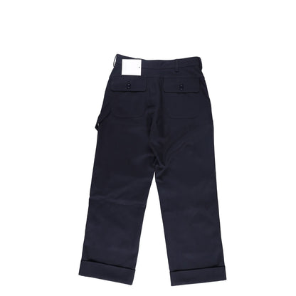 SIMONE ROCHA Mens Workwear Trousers Navy Blue Wide Leg Cargo Pocket S RRP 695 — View 11