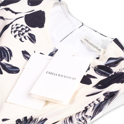 EMILIA WICKSTEAD Womens Drifa Maxi Dress Single Shoulder Flower Print 8 RRP 2080 — View 7