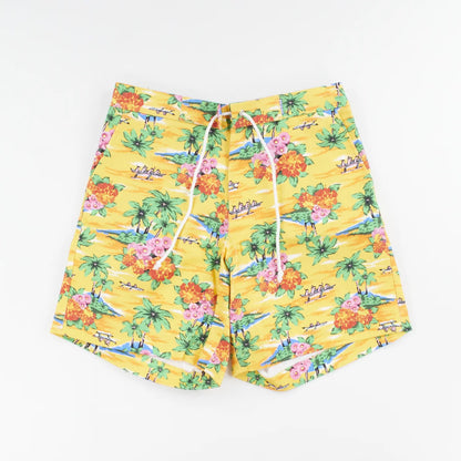 Anton Belinskiy Mens Printed Floral Bermuda Shorts Yellow Size S RRP 500