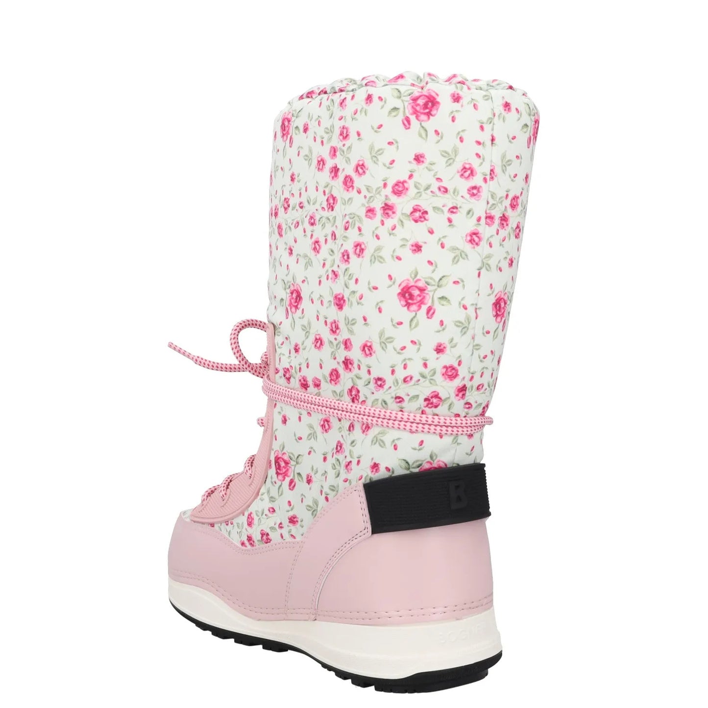BOGNER Womens Snow Boots Pink Synthetic Laced Mid Calf Multi Pattern UK 5 RRP275 — View 5