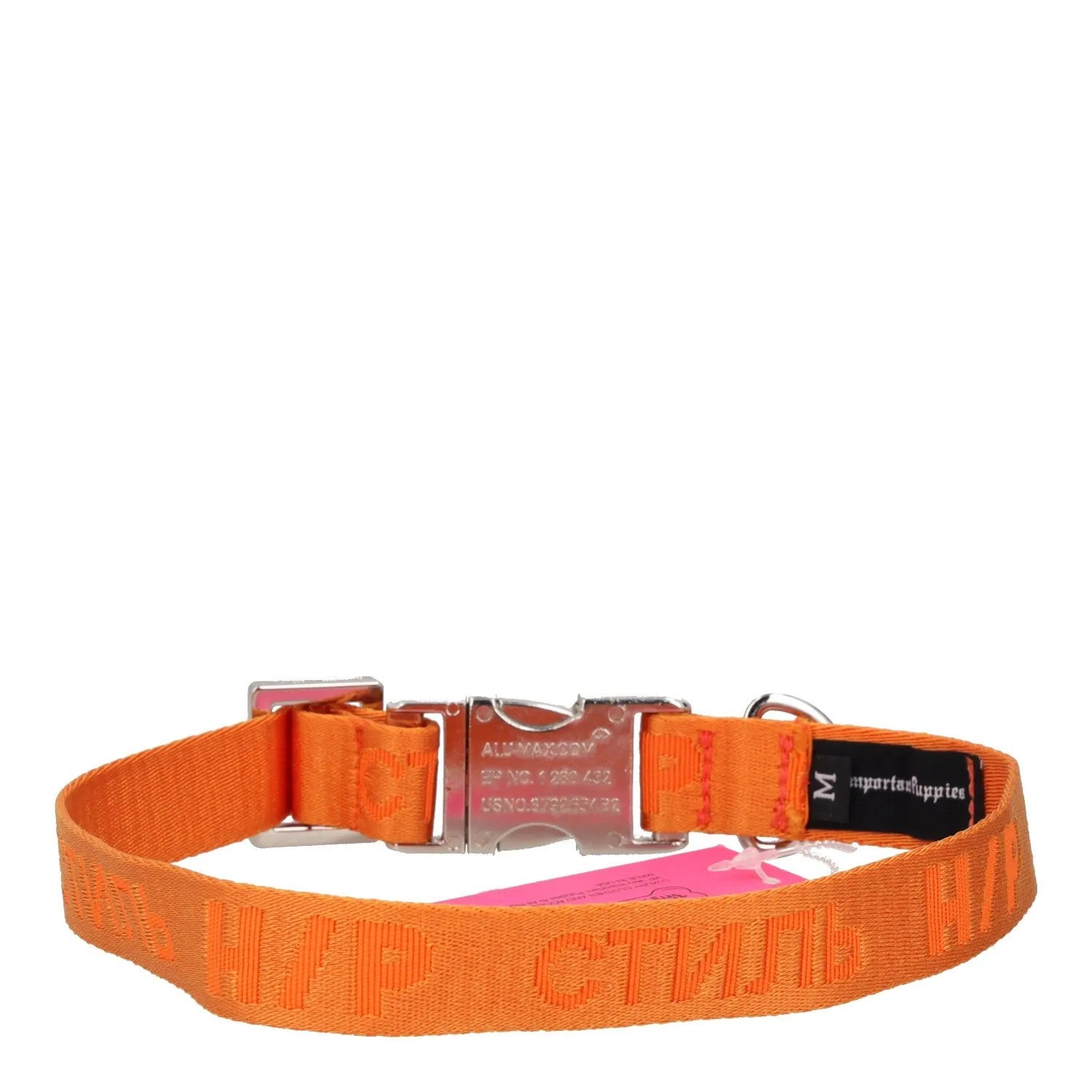 VERY IMPORTANT PUPPIES Standard Dog Collar Orange Adjustable One Size RRP 220 — View 4