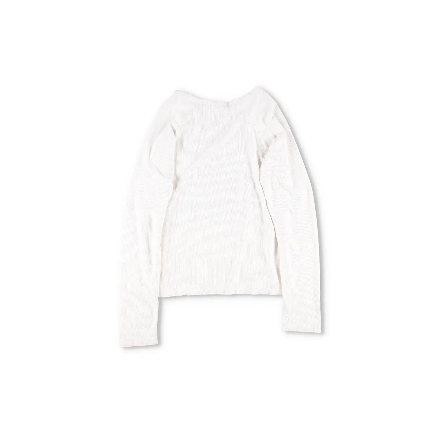 GREG LAUREN Womens White Cotton Pullover Jumper Women Crew Neck Size 3 RRP 350 — View 8