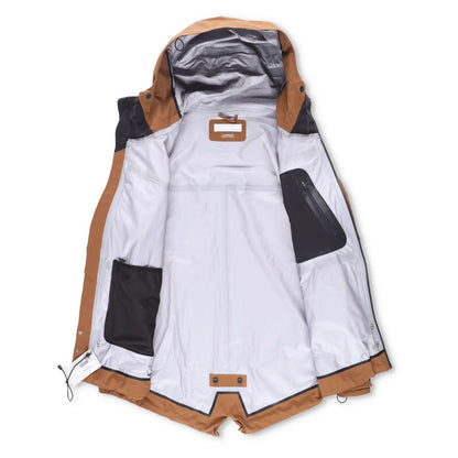 HOLDEN Mens Nia Parka Brown Softshell Zip Stand Up Collar Size M RRP 800 — View 7