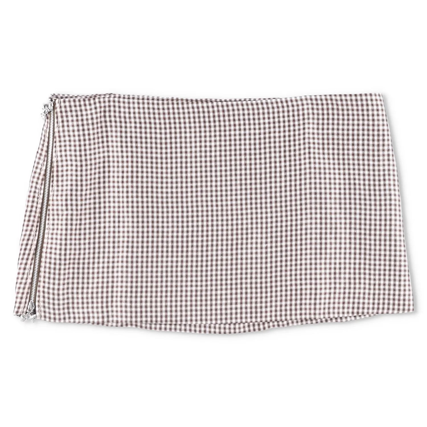 ACNE STUDIOS Womens Irella Short Skirt Checked Multicoloured Mid Waist 42 RRP245